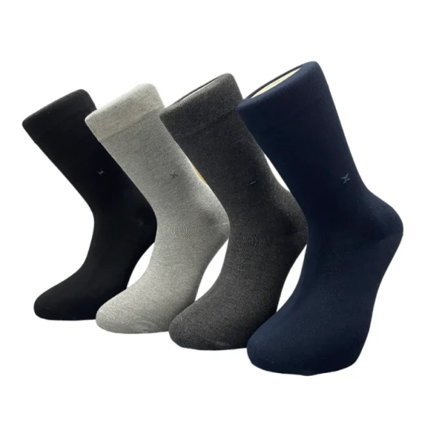 Bambu Karışık Renk Uzun Çorap 12'li